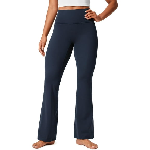 Womens Butterlift Scrunch Butt Flare Leggings 31" - No Front Seam High Waist Yoga Pants Booty