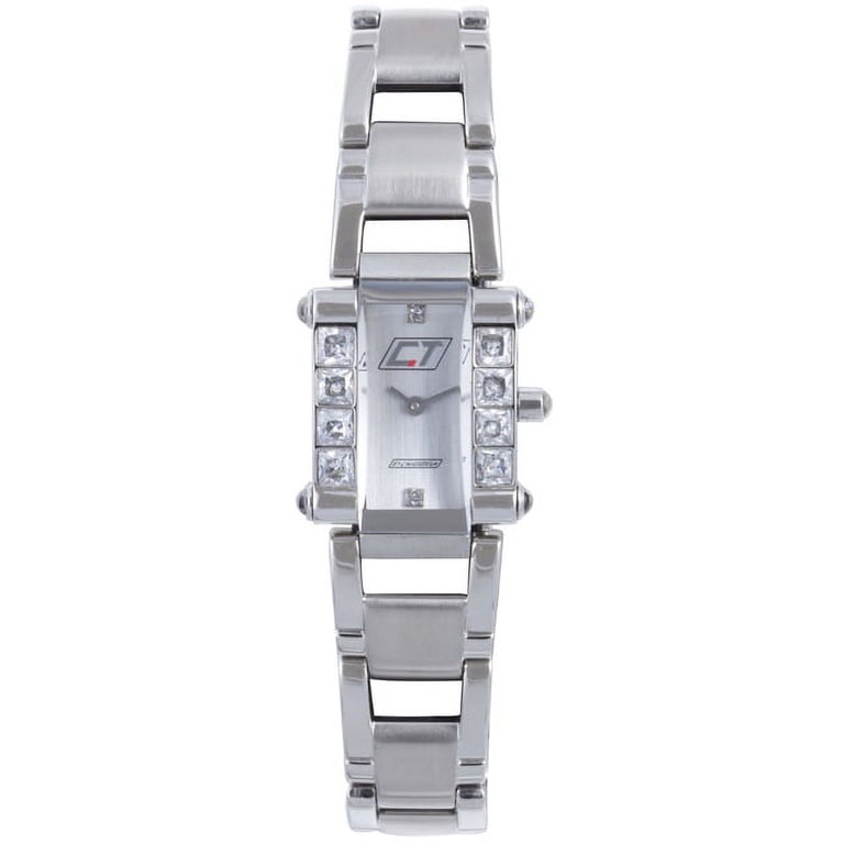 Womens CC.7040LS/06M Crystals Square Dial Stainless Steel  display picture 1