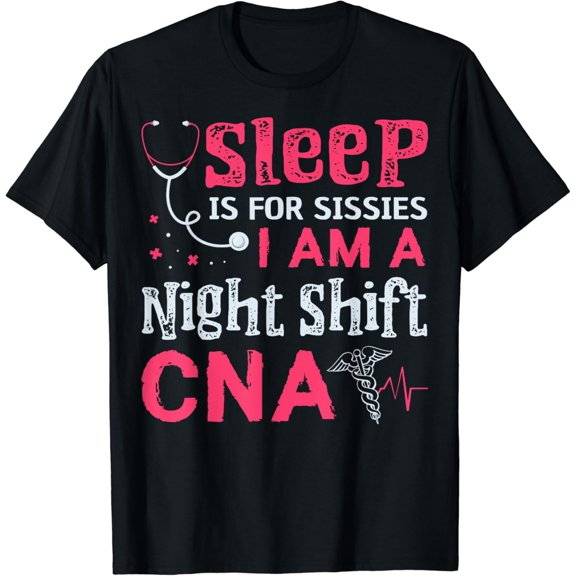 Womens CNA Funny Certified Nursing Assistant Medical Nurse T-Shirt Black X-Large