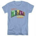 thumbnail image 1 of Womens CSI Miami & Greeting From Miami-Short Sleeve Tee, Carolina Blue - Large, 1 of 1