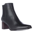 thumbnail image 1 of Womens Calvin Klein Felda Block Heel Ankle Boots - Black, 1 of 6