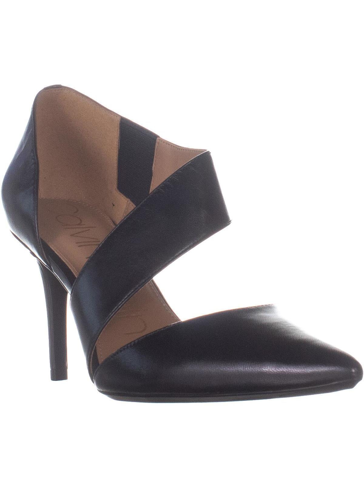 Womens Calvin Klein Gella Slip On Pumps Black 7.5 US 37.5 EU