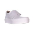 thumbnail image 1 of Womens Calvin Klein Jaiden Slip-On Fashion Sneakers, Platinum White Leather, 1 of 5