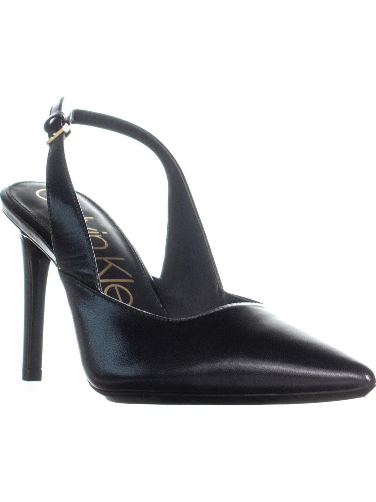 Calvin klein women's rielle slingback best sale pumps