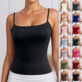 thumbnail image 1 of Womens Camisole Spaghetti Strap Tank Tops Crop Going Out Adjustable Cute Tops Summer Clothes Rd1 S, 1 of 7