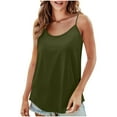thumbnail image 1 of Womens Camisole Tank Tops Summer Spaghetti Strap Loose Flowy Sleeveless Shirts Beach Vacation Outfit, 1 of 7