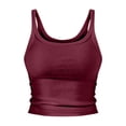 thumbnail image 1 of Womens Camisole Tops Ribbed High Neck Sleeveless Workout Vacation Outfits Summer Tops for Women, 1 of 2