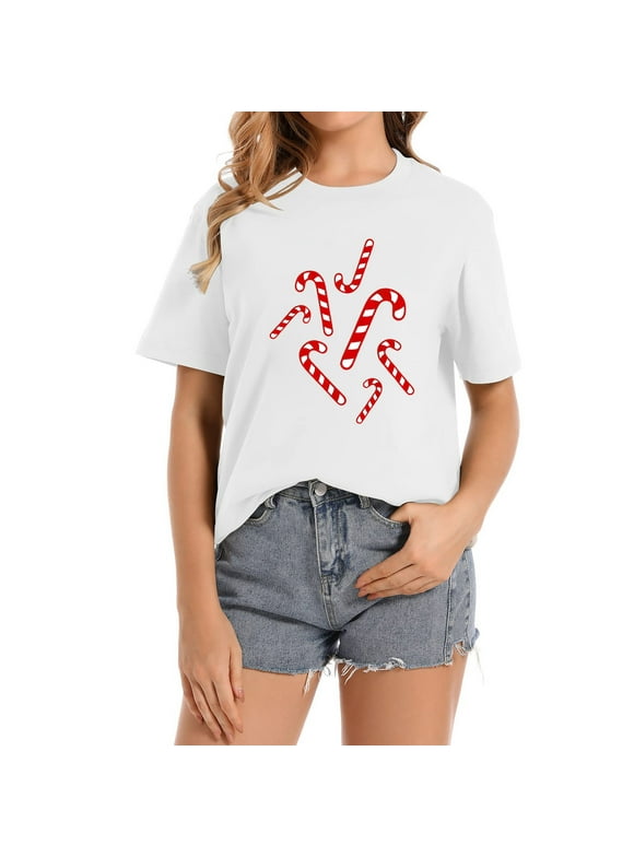 Womens Candy Cane Shirt