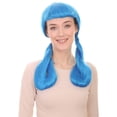 thumbnail image 1 of Womens Candy Girl Wig | sky Blue Cartoon Film Series Wig | Premium Breathable Capless Cap, 1 of 33