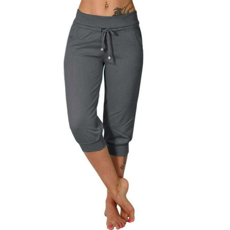 Cropped jogger pants women's sale