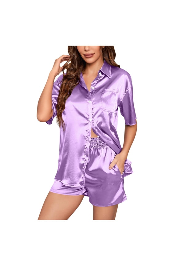 Womens Capris High Elastic Waisted Business Work Wide Leg Trousers Long Straight Suit Pants with Pockets Blue S