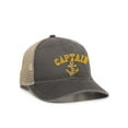 thumbnail image 1 of Womens Captain With Anchor Ponytail Mesh Back Cap, 1 of 1