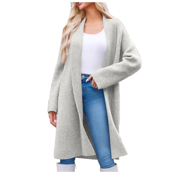 Womens Cardigan Long Sweaters Chunky Open Front d Slouchy Knit igan Jackets Outerwear Coats