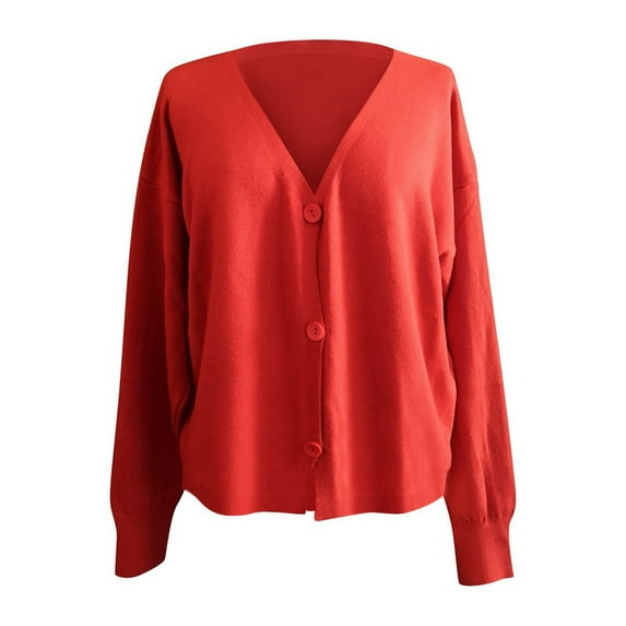 Womens Cardigan Summer Sweaters for Women Lightweight Cardigan Single Women's Knitwear Women's Soild Women's Cardigan