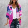 thumbnail image 1 of Womens Cardigan Sweaters Fashion Casual Overcoat Open Front Print Classic Sweater Knit Cardigan, 1 of 6