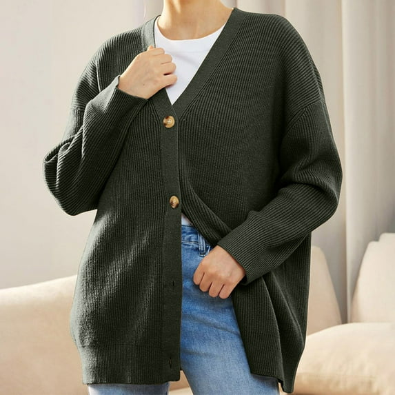 Womens Cardigan Sweaters Knit Button Up Light Green Sweaters for Women Cozy Cardigans Fall Fashion Must Haves Womens Sweaters
