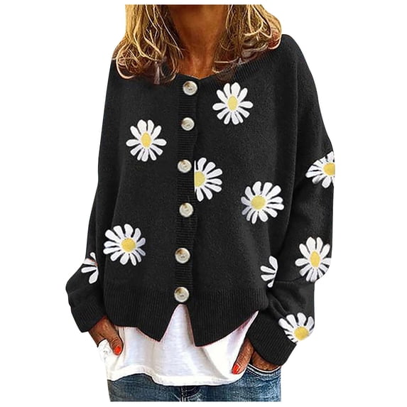 Womens Cardigan Top Pure Color Trend Stylish Loose Folds Hem Casual Daily Lightweight Open Front Long Sleeve Outerwear