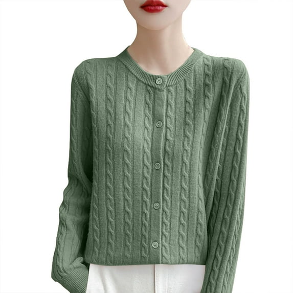 Womens Cardigan, Yigetop Cardigans for Women Crochet Sweaters for Women Sweaters for Women Green M