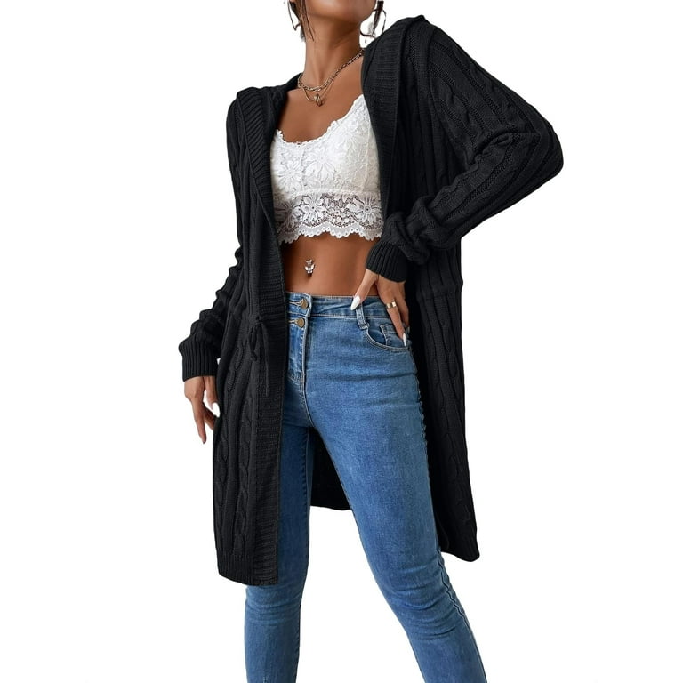 Black cardigan walmart best sale