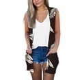 thumbnail image 2 of Dezsed Womens Casual Lightweight Cardigans With Pockets 3/4 Sleeve Open Front Cardigan Soft Long Cardigans Sweater Black L On Clearance 2 of 11