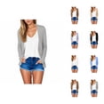 thumbnail image 1 of Womens Cardigans Lightweight Summer Open Front Casual Sweater For Daily Wear Versatile Style For Jeans And Relaxed Pants Cardigan Sweaters for Women, 1 of 2