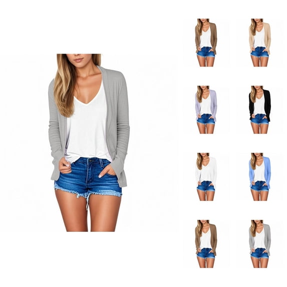 Womens Cardigans Lightweight Summer Open Front Casual Sweater For Daily Wear Versatile Style For Jeans And Relaxed Pants Cardigan Sweaters for Women
