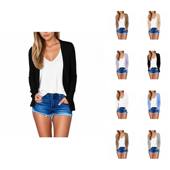 Womens Cardigans Lightweight Summer Open Front Casual Sweater For Daily Wear Versatile Style For Jeans And Relaxed Pants Cardigan Sweaters for Women