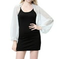 thumbnail image 1 of Heisall Womens Cardigans Solid Color Lightweight Sun Protection Beach Cover-Up Dolman Sleeve Open Front Sweaters, 1 of 9