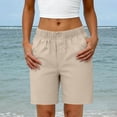 thumbnail image 1 of Womens Cargo Shorts High Waisted Button Quick Dry Athletic Shorts Lightweight Running Summer Hiking Shorts with Pockets, 1 of 9