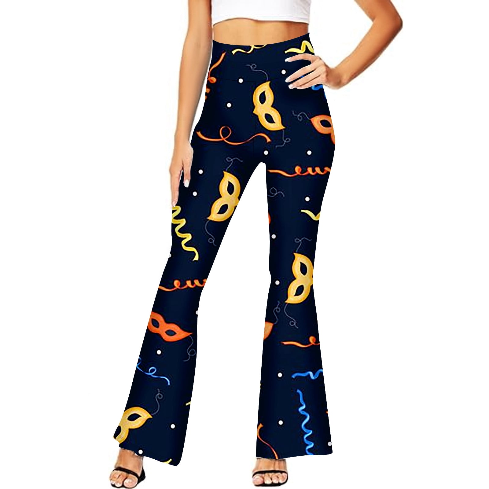 mardi gras flare pants