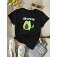 thumbnail image 1 of Womens Cartoon Graphic Graphic Tees Cute Print T Shirt Crew Neck for Daily Wear Tops, 1 of 5