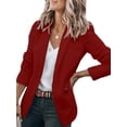 thumbnail image 1 of Womens Casual Blazers Open Front Long Sleeve Work Office Jackets Blazer, 1 of 1