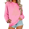 thumbnail image 1 of Womens Casual Christmas Long Sleeve Tee Shirts Women Sweatshirt Oversized Cardigan Sweaters Dressy Casual Fall Tops Loose Fit Fall Tops, 1 of 6