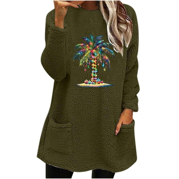 Womens Casual Christmas Tee Shirts Oversized Sweatshirt Zip Up Cardigan Sweaters Dressy Casual Oversized Sweatshirt Graphic Active Long Sleeve Tops