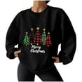 thumbnail image 1 of Womens Casual Christmas Tee Shirts Sweatshirt 2025 Small Petite White Cardigan Sweaters Long Zippered Sweatshirts Long Sleeve Crop Top Swimsuits, 1 of 4