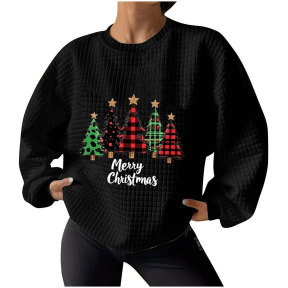 Womens Casual Christmas Tee Shirts Sweatshirt 2025 Small Petite White Cardigan Sweaters Long Zippered Sweatshirts Long Sleeve Crop Top Swimsuits