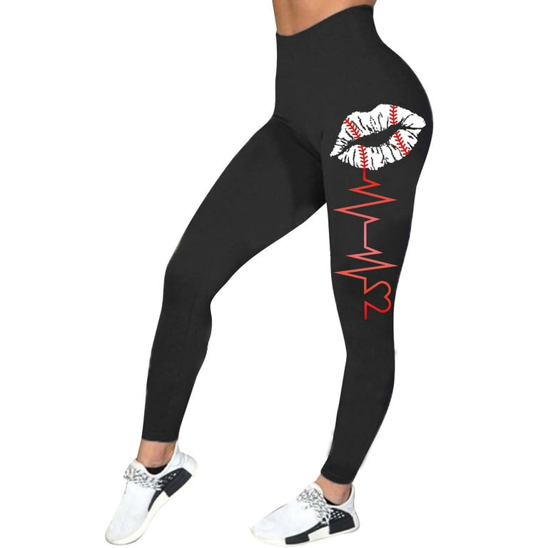 Womens Casual Comfort Baseball Prints Leggings Workout Trousers Pants Boy  Shorts Underwear for Women under Skirt Shorts Women Underwear Cotton Pack