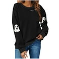 thumbnail image 1 of Womens Casual Crew Neck Long Sleeve Pleated Tops Fall Lightweight Blouses Winter Fashion Clothes 2025, 1 of 3