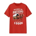 thumbnail image 1 of Womens Casual Crew Neck Tee Graphic Print Crew Neck Shirts Summer Short Sleeve Basic Tops, 1 of 3