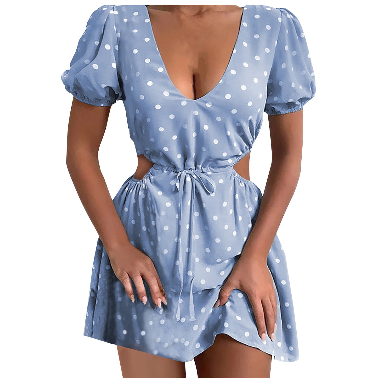 Robe D'été Sans Manches Imprimée Floral - Coupe Mini Et Taille Haute - Taille XL - Neuf Avec étiquettes