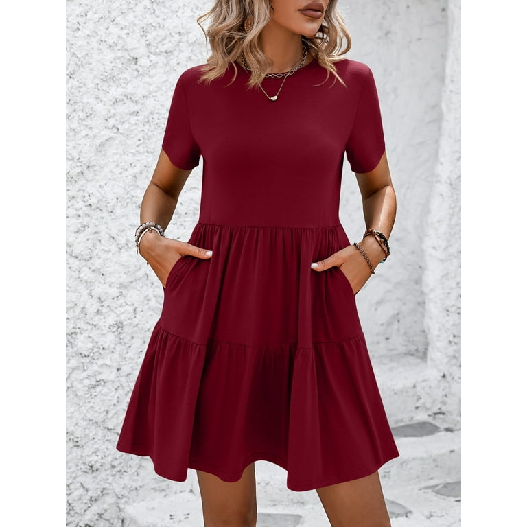 Flowy shirt dress hot sale