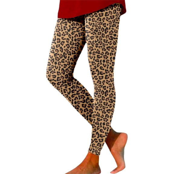 Womens Casual Fashion Print Leggings High Waist Stretch Workout Yoga Pants Daily