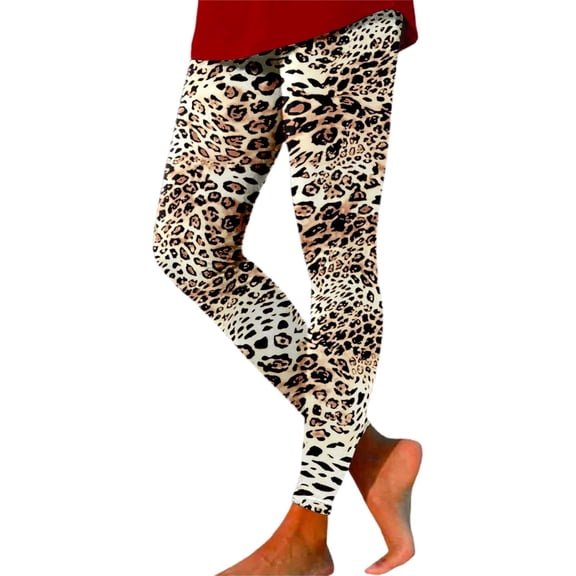 Womens Casual Fashion Print Leggings High Waist Stretch Workout Yoga Pants Daily
