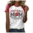 thumbnail image 1 of Womens Casual Fashion Printed Crew Neck Short Sleeve Pullover T Shirt, 1 of 5