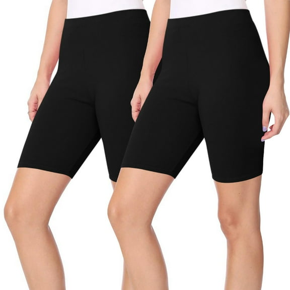 Womens Casual High Waist Solid Shorts Pants Pack Of 2 Microfiber Panties No Line Panties for Women Bikini Womens Underwear Lace Maternity Underwear for Women plus Size 14 My Recent to Be Delive