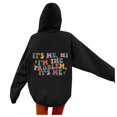 thumbnail image 1 of Womens Casual Hoodies Christmas For Word Graphic For Vintage Trendy Kawaii Preppy Clothes Long Sleeve Lightweight Pullover Tops, 1 of 5