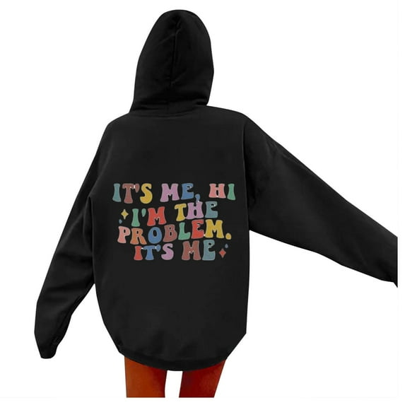 Womens Casual Hoodies Christmas For Word Graphic For Vintage Trendy Kawaii Preppy Clothes Long Sleeve Sweatshirts Top Clothes