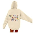 thumbnail image 1 of Womens Casual Hoodies Christmas For Word Graphic For Vintage Trendy Kawaii Preppy Clothes Long Sleeve Sweatshirts Top Clothes, 1 of 5