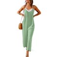 thumbnail image 1 of Womens Casual Jumpsuits Light Green L, 1 of 7