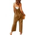 thumbnail image 1 of Womens Casual Jumpsuits Orange XL, 1 of 7